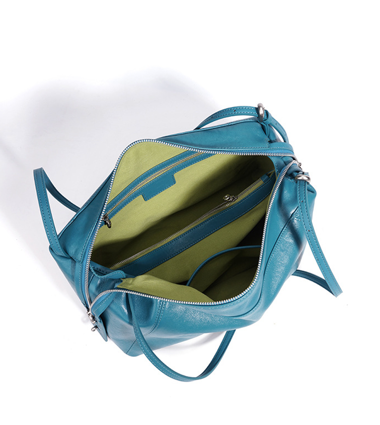 Designed Women's 100% Genuine Leather Pillow-Shaped Shoulder Bag Mallorca