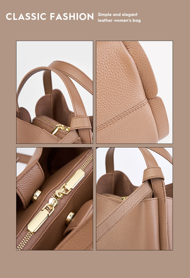 Designed Women's 100% Genuine Leather Single Shoulder or Crossbody Bag Washington