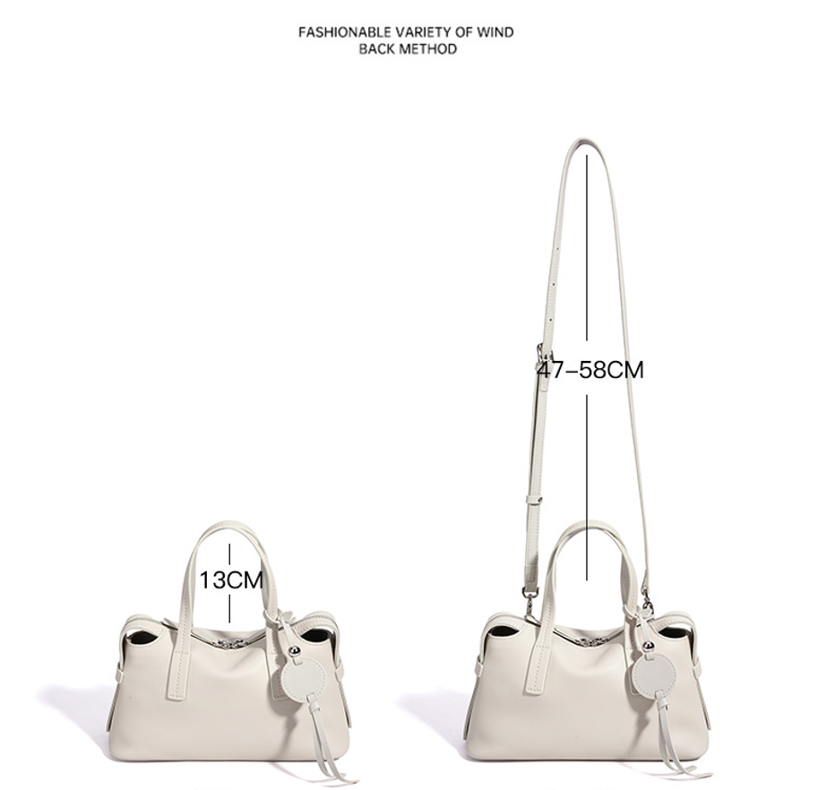 High-End Design Women's Bag 100% Genuine Leather Single Shoulder or Crossbody Bag Bari