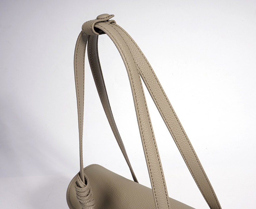 Designed Women's 100% Genuine Leather Pillow-Shaped Shoulder Bag Genoa