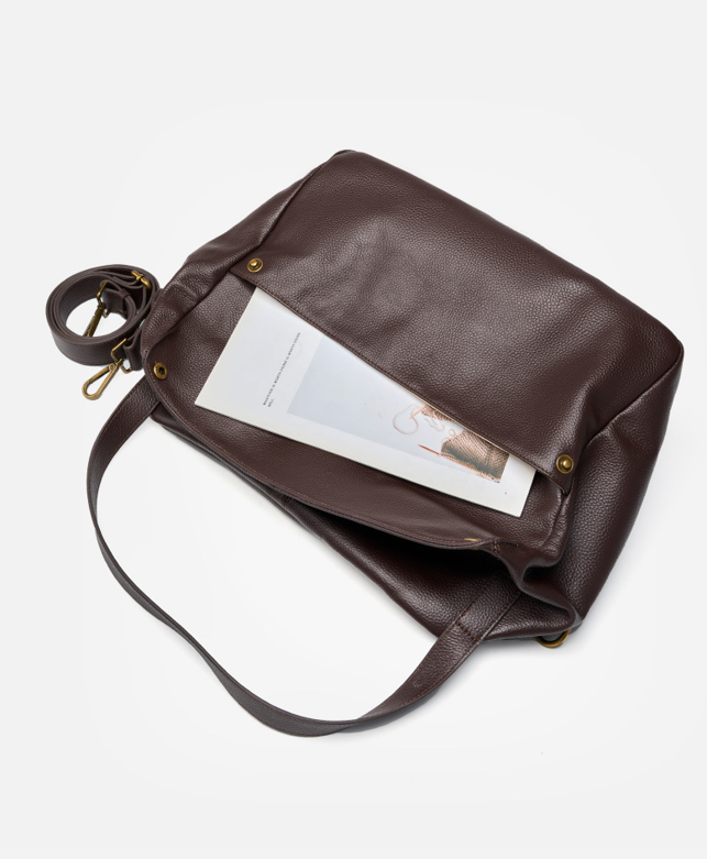 High-End Designed Women's 100% Genuine Leather Single Shoulder and Crossbody Bag Mauro