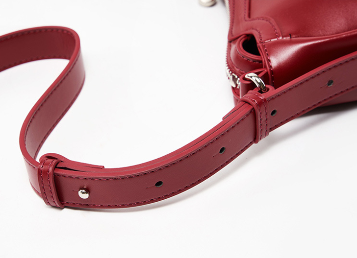 Designed Women's 100% Genuine Leather Single Shoulder and Crossbody Dumpling Bag Gap