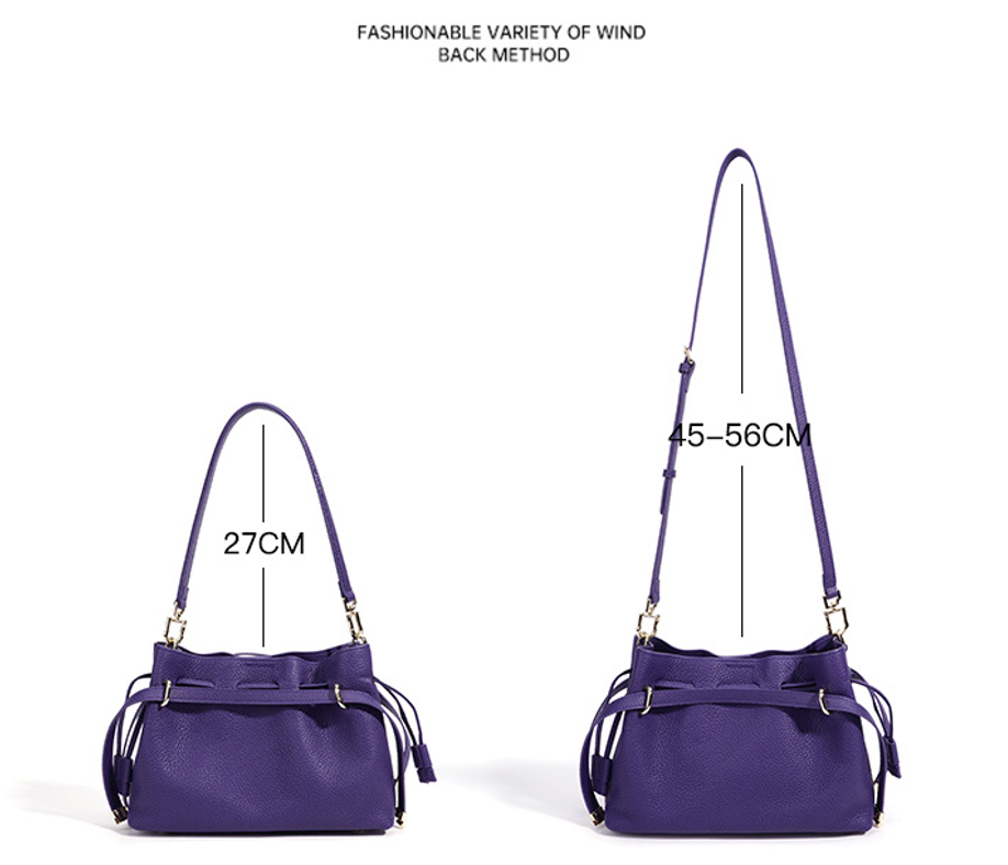 High-End Design Small Women's Bag 100% Genuine Leather Single Shoulder or Crossbody Bag Imperia