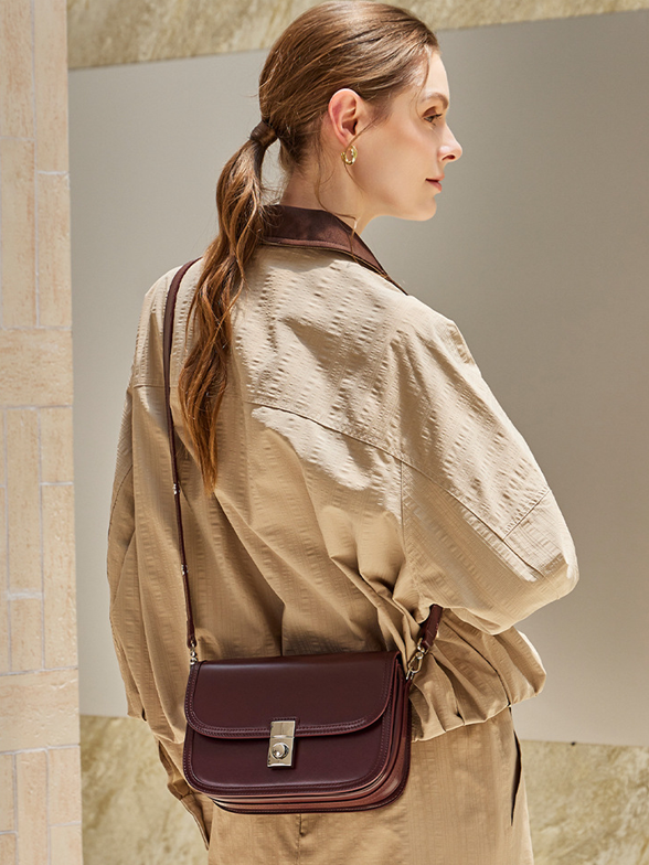 Design Women's Bag 100% Genuine Leather Single Shoulder or Crossbody Bag Stamford