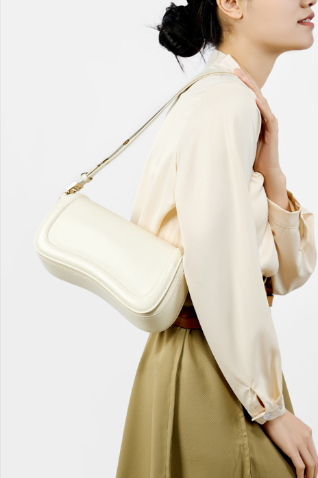 Designed Women's 100% Genuine Leather Single Shoulder Tofu Bag Arkansas