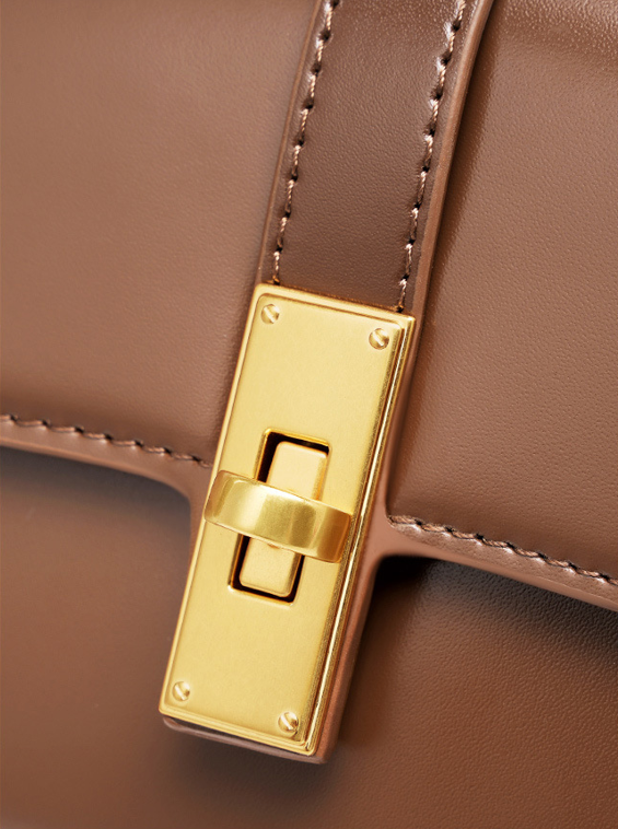 Designed Women's 100% Genuine Leather Single Shoulder or Crossbody Baguette Bag Ontario