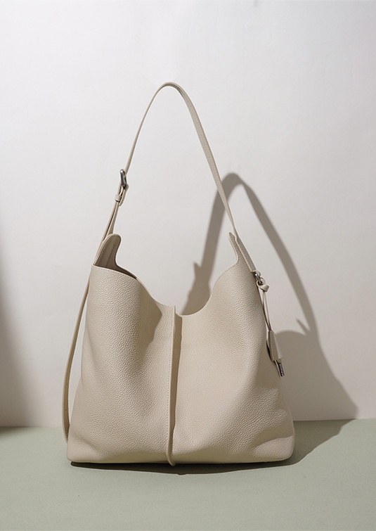 High-End Design Women's Two Bags 100% Genuine Leather Tote Bag Lecce
