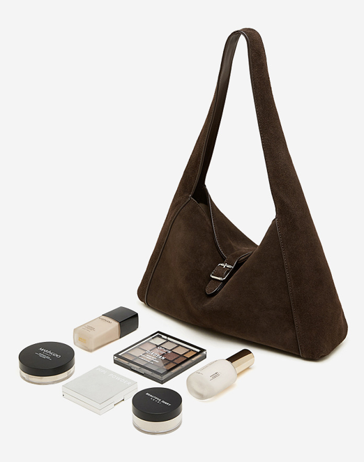 Women's Bag 100% Genuine Leather Suede Single Shoulder Bag Roche