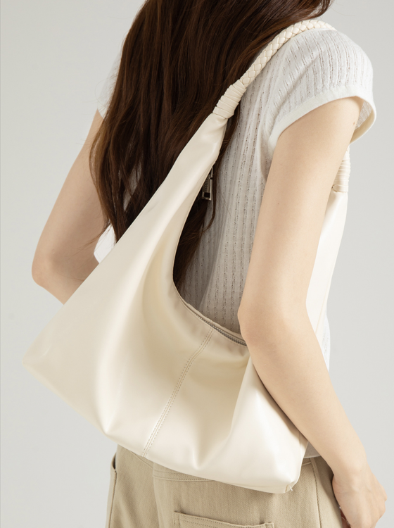 Designed Women's Vegan Leather Single Shoulder Dumpling Bag Inca