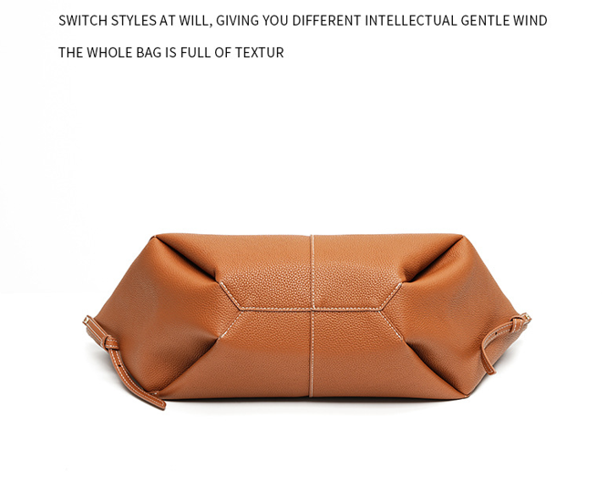 High-End Design Women's 100% Genuine Leather Shoulder and Crossbody Bag Arno