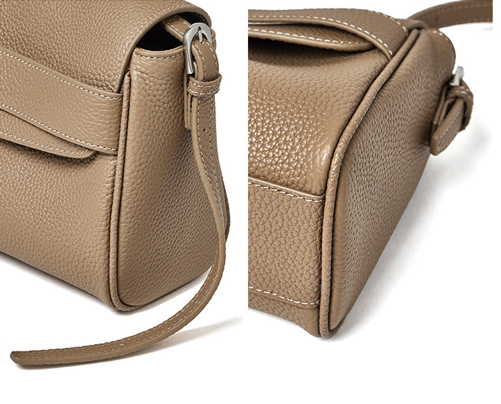 Designed Women's Bag 100% Genuine Leather Single Shoulder or Crossbody Bag Sedan