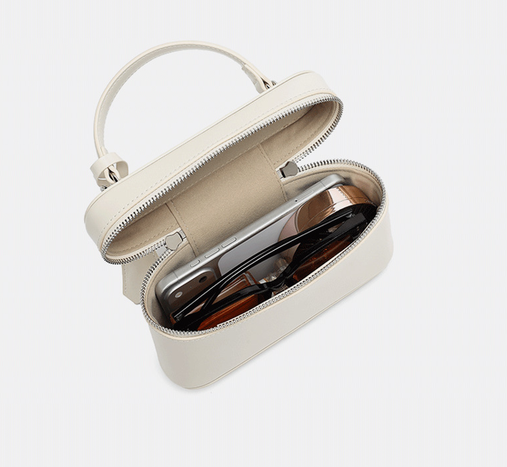 Designed Women's 100% Genuine Leather Single Shoulder or Crossbody Box Bag Sacramento
