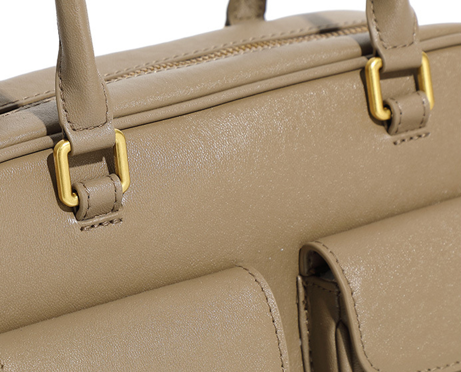 Designed Women's 100% Genuine Leather Single Shoulder Baguette Bag Barcelona