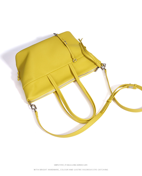 High-End Design Women's Bag 100% Genuine Leather Single Shoulder or Crossbody Tote Bag Rho