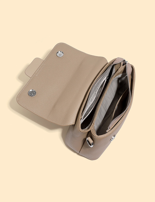 Designed Women's 100% Genuine Leather Single Shoulder or Crossbody Bag Nou