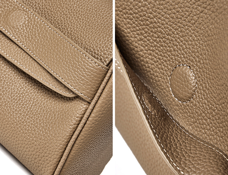 Designed Women's Bag 100% Genuine Leather Single Shoulder or Crossbody Bag Sedan