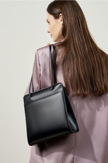 Designed Women's 100% Genuine Leather Single Shoulder Tote Bag Saragosa