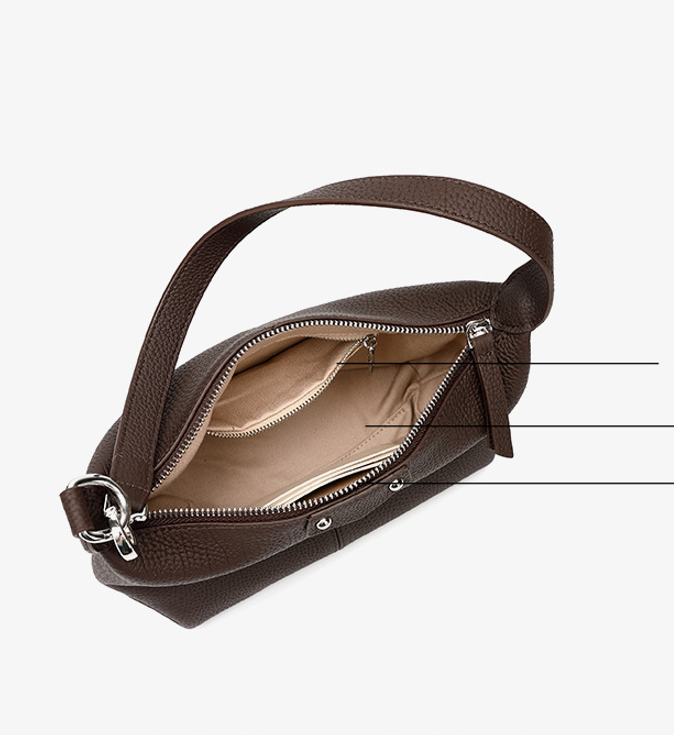 Designed Women's 100% Genuine Leather Single Shoulder Bag Carini