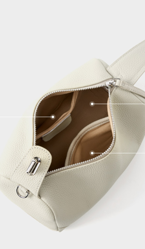 High-End Design Women's 100% Genuine Leather Single Shoulder or Crossbody Bag Orlean