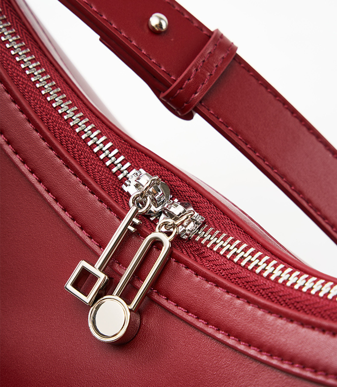Designed Women's 100% Genuine Leather Single Shoulder and Crossbody Dumpling Bag Gap