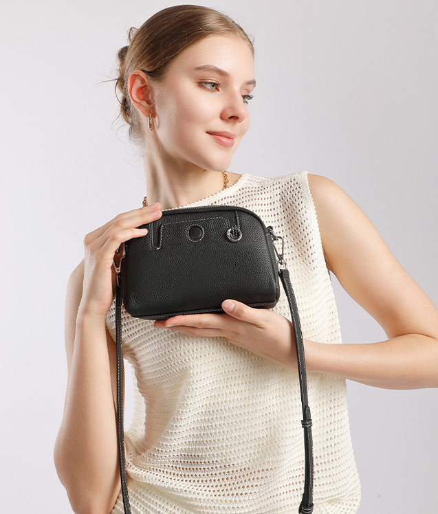 Designed Women's 100% Genuine Leather Single Shoulder or Crossbody Bag Corby