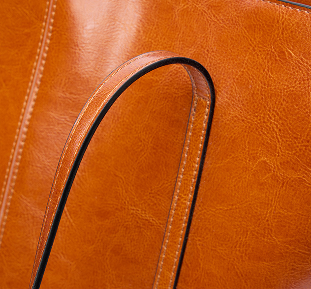 Designed Women's 100% Genuine Leather Single Shoulder Tote Bag Lascala