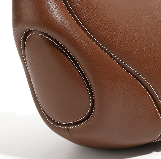 High-End Design Women's 100% Genuine Leather Single Shoulder or Crossbody Bag Olivia