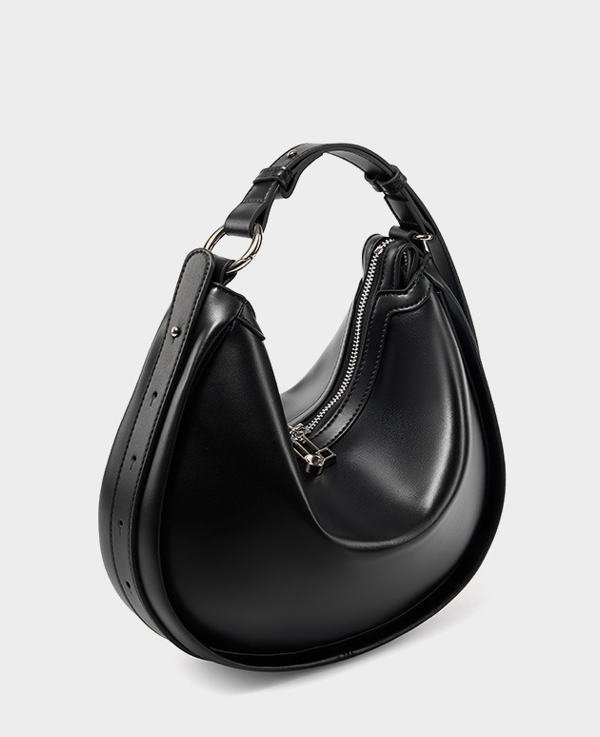 Designed Women's 100% Genuine Leather Single Shoulder and Crossbody Dumpling Bag Gap