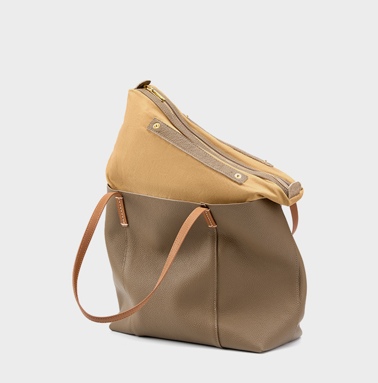Designed Women's 100% Genuine Leather Single Shoulder Tote Bag Aragona