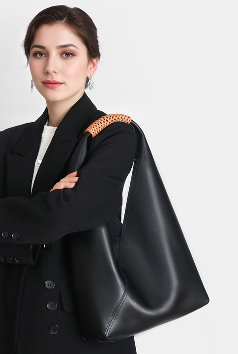 Designed Women's Bag 100% Genuine Leather Single Shoulder Underarm Bag Alba