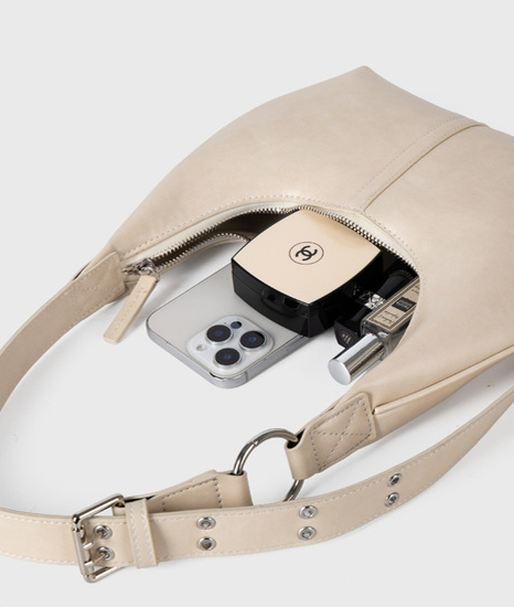 Designed Women's Vegan Leather Single Shoulder Dumpling Bag Nuoro