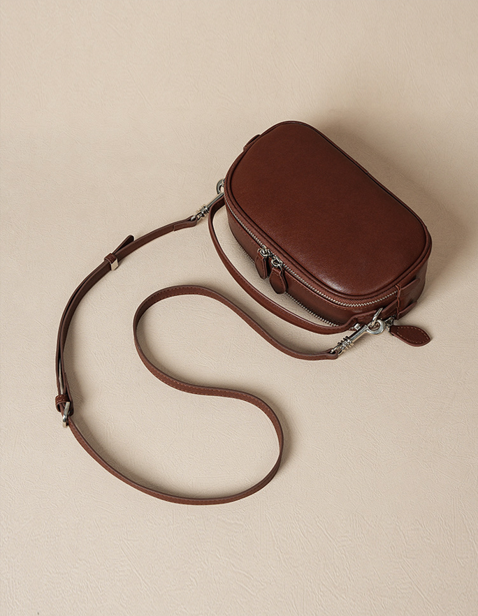 High-End Design Small Women's Bag 100% Genuine Leather Single Shoulder or Crossbody Bag Palau