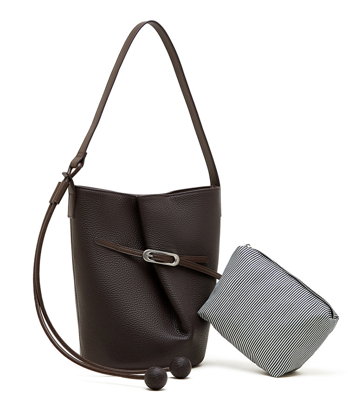 High-End Designed Women's 100% Genuine Leather Single or Cross Shoulder Tote Bag Leticia