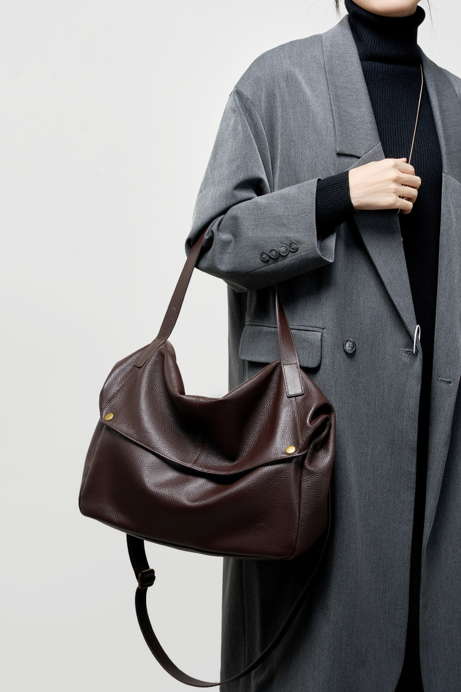 High-End Designed Women's 100% Genuine Leather Single Shoulder and Crossbody Bag Mauro