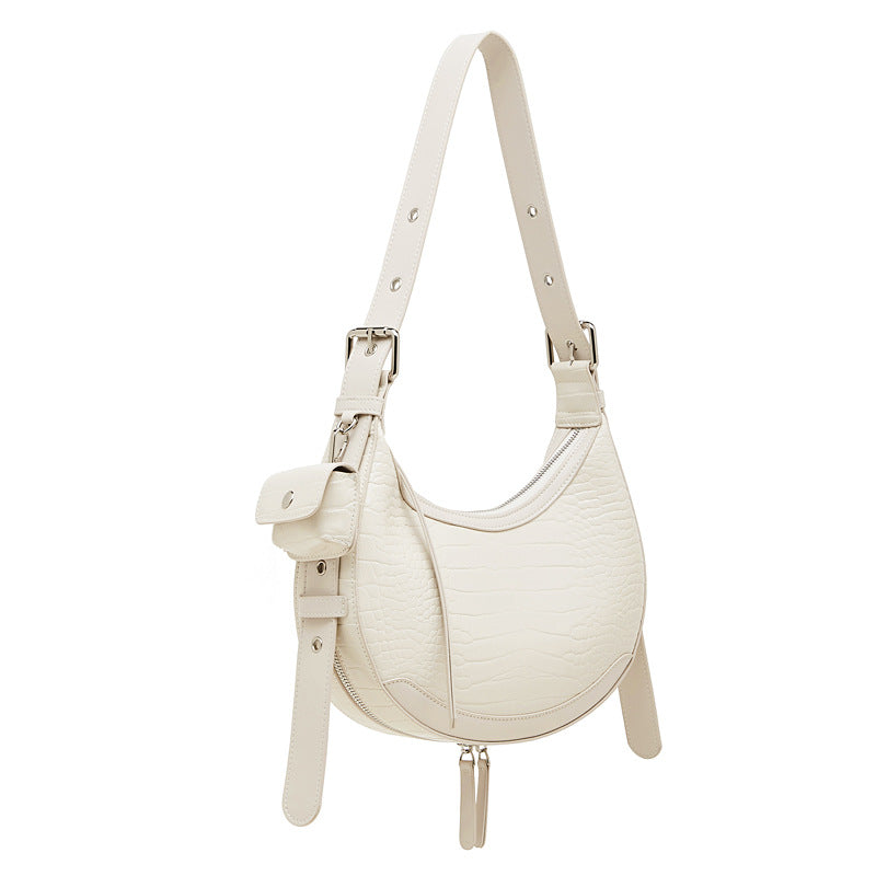 High-End Design Women's Bag 100% Genuine Leather Single Shoulder or Crossbody Bag Ohio