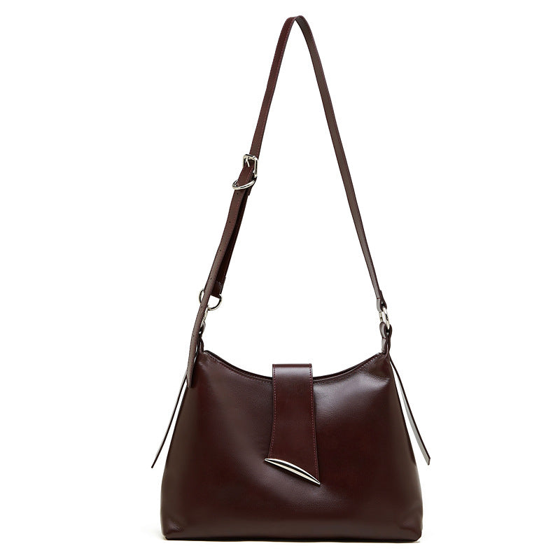 High-End Design Women's Bag 100% Genuine Leather Single Shoulder or Crossbody Bag Maryland