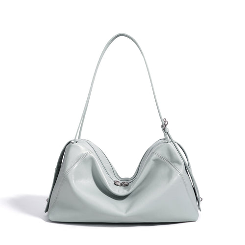 Designed Women's 100% Genuine Leather Pillow-Shaped Shoulder Bag Mallorca