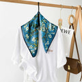 Women's 100% Mulberry Silk Scarves, Oil Printed in France