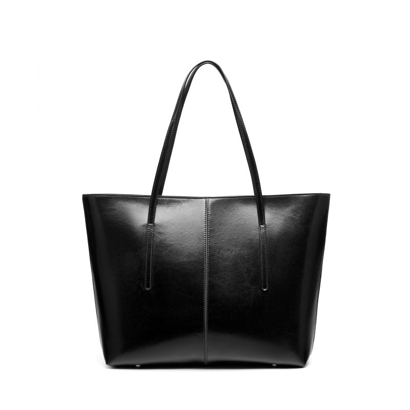 Designed Women's 100% Genuine Leather Single Shoulder Tote Bag Lascala