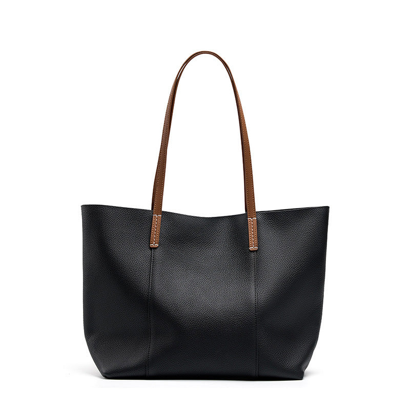 Designed Women's 100% Genuine Leather Single Shoulder Tote Bag Aragona