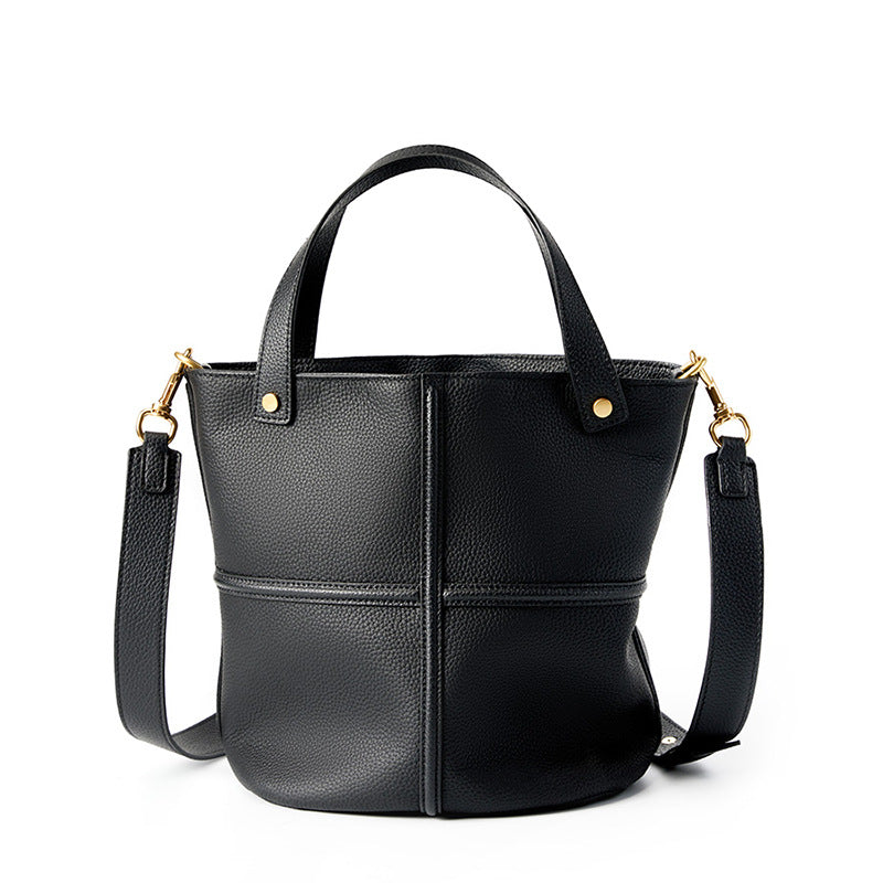 High-End Designed Women's 100% Genuine Leather Single and Cross Shoulder Tote Bag Nelly