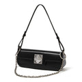 High-End Design Women's Bag 100% Genuine Leather Single Shoulder Small Square Bag Uno