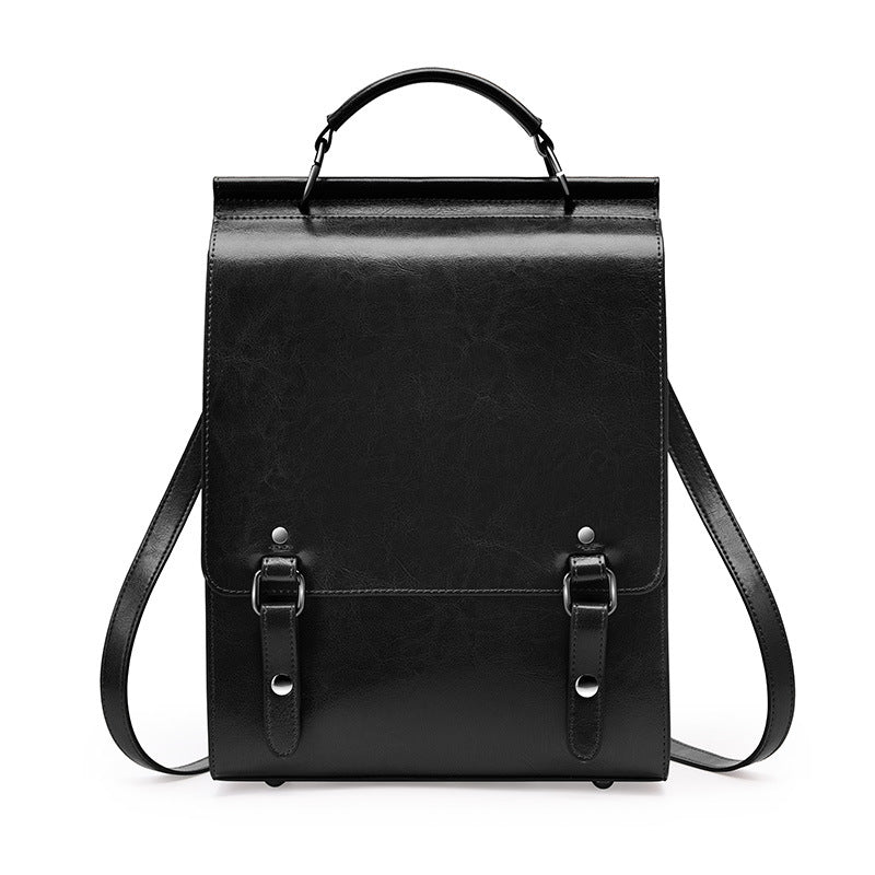 Universal 100% Genuine Leather simple and lightweight Women's backpack College