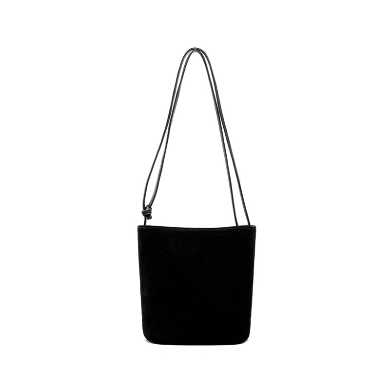 Designed Women's 100% Genuine Nubuck Leather Single Shoulder or Crossbody Bag Riverside