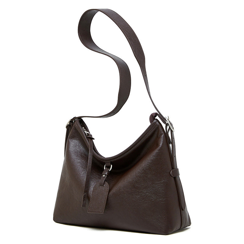 Designed Women's Bag 100% Genuine Leather Single Shoulder or Crossbody Bag Nancy