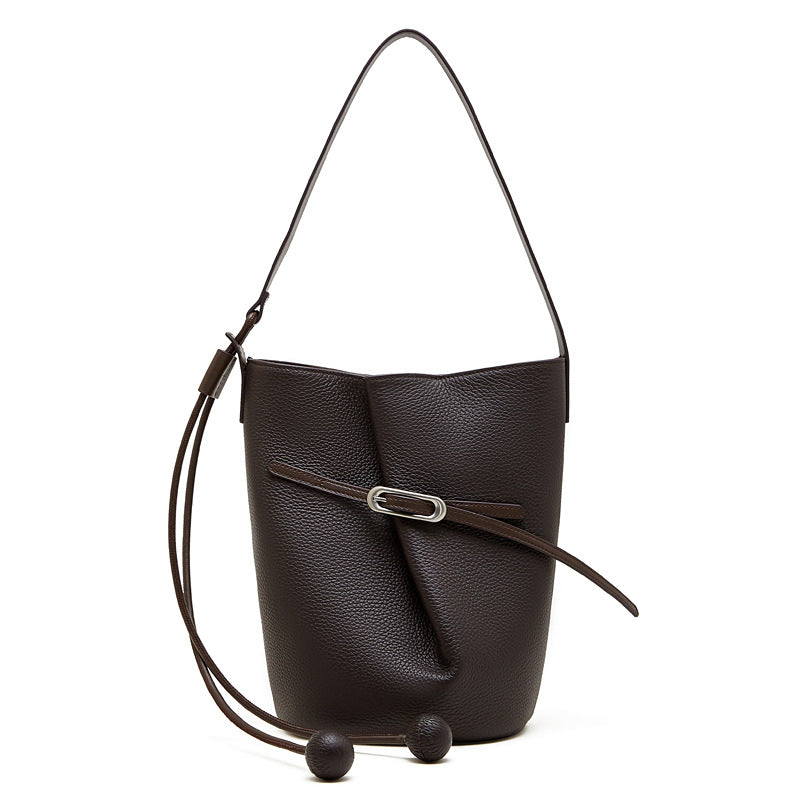 Designed Women's 100% Genuine Leather Single or Cross Shoulder Tote Bag Leticia