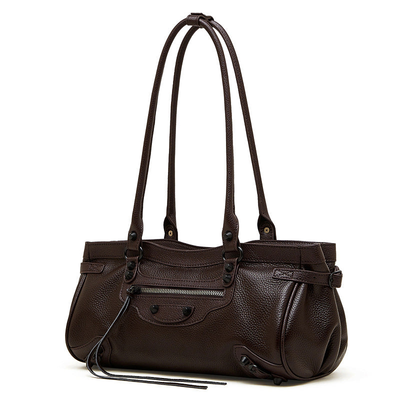 Designed Women's Bag 100% Genuine Leather Single Shoulder Bag Drama