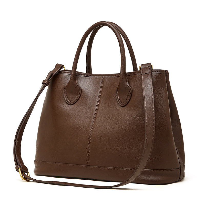 High-End Designed Women's Bag 100% Genuine Leather Single Shoulder or Crossbody Bag More