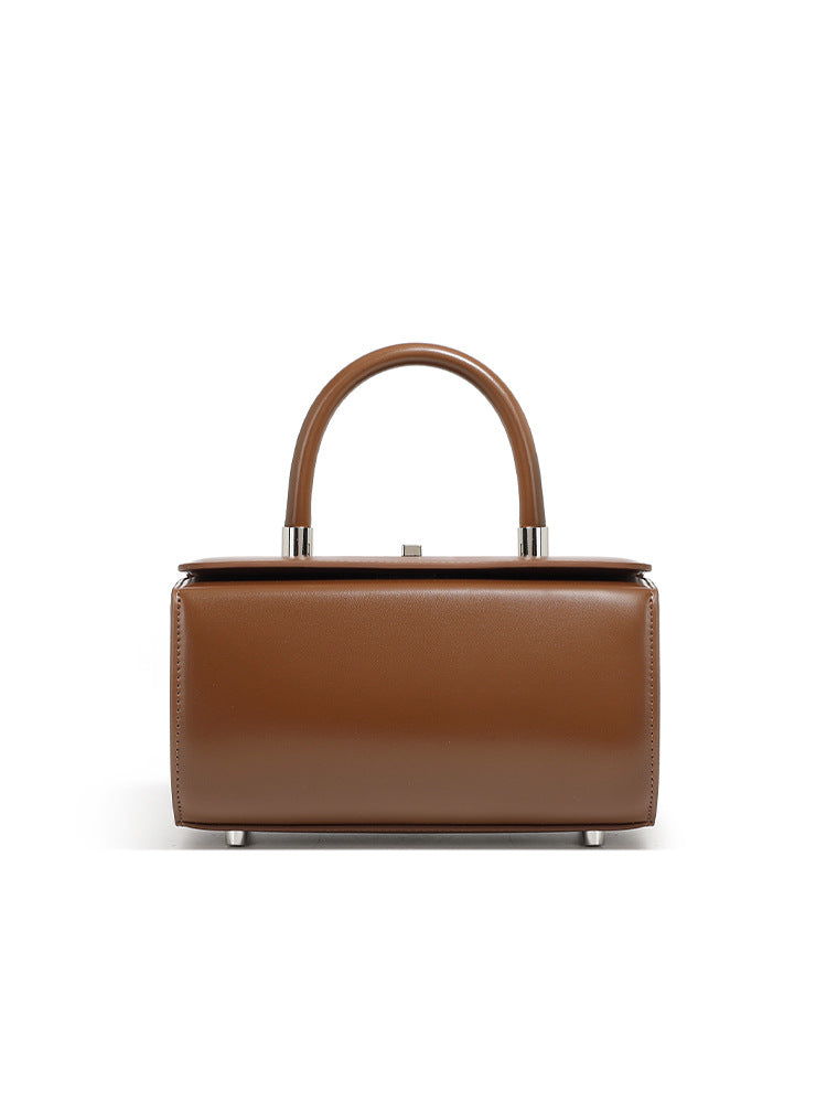 High-End Design 100% Genuine Leather Women's Small Square Box Bag Connecticut