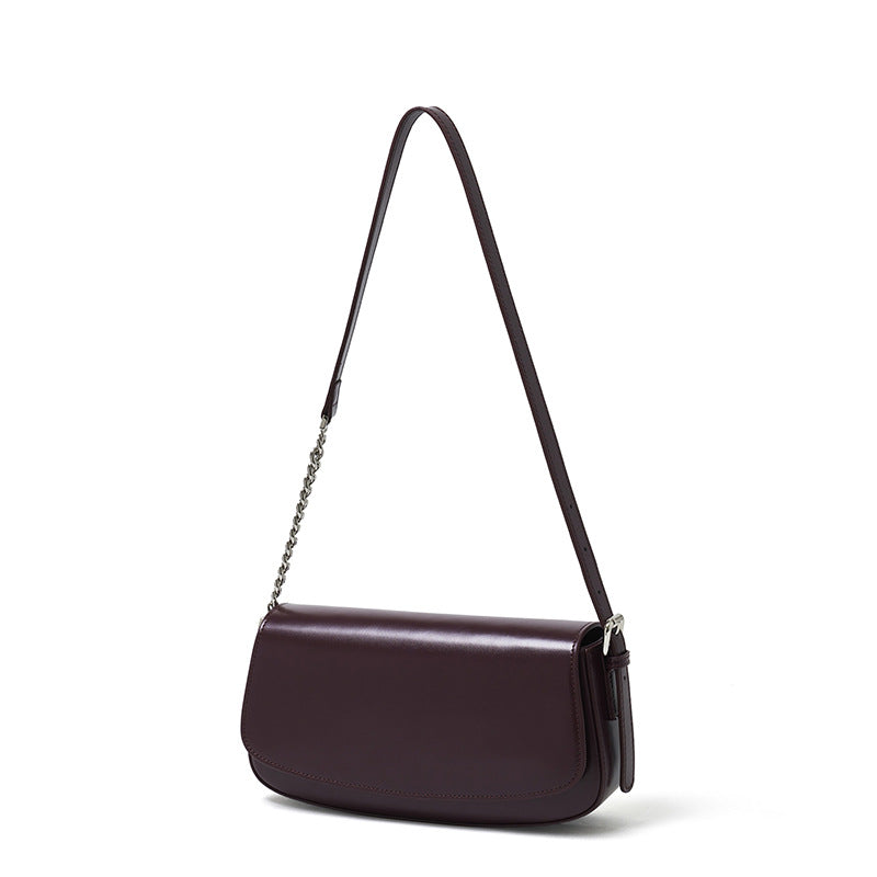 Designed Women's 100% Genuine Leather Single Shoulder or Crossbody Bag Andrea